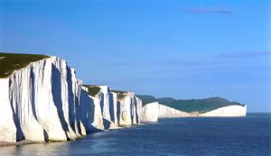 Zicht op Seven Sisters krijtrotsen Engeland